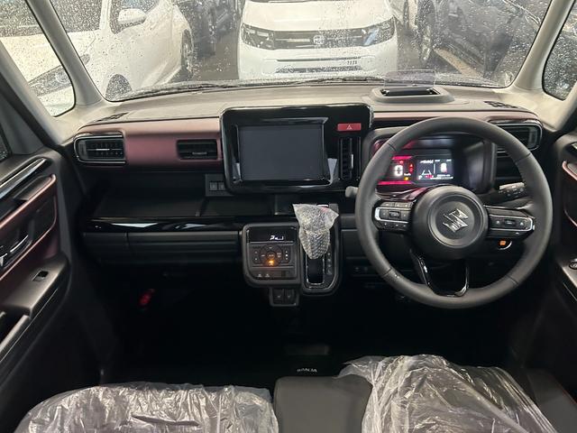 スペーシアカスタム ハイブリッドXS 届出済未使用車 両側電動スライドドア LEDヘッドランプ クルーズコントロール シートヒーター 衝突被害軽減ブレーキ プッシュスタート スマートキー オートエアコン オートライト 電動格納ミラー(50枚目)