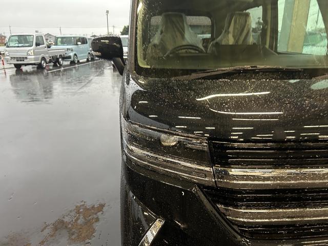 スペーシアカスタム ハイブリッドGS 届出済未使用車 衝突被害軽減ブレーキ オートエアコン シートヒーター アルミホイール プッシュスタート 片側電動スライドドア クルーズコントロール オートライト 電動格納ミラー(4枚目)