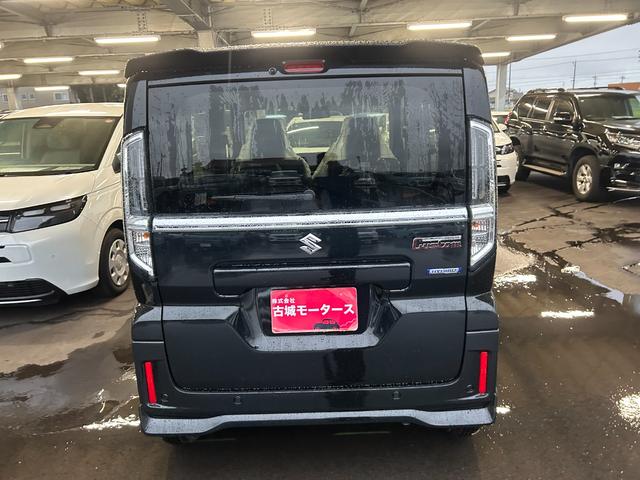 スペーシアカスタム ハイブリッドGS 届出済未使用車 衝突被害軽減ブレーキ オートエアコン シートヒーター アルミホイール プッシュスタート 片側電動スライドドア クルーズコントロール オートライト 電動格納ミラー(11枚目)