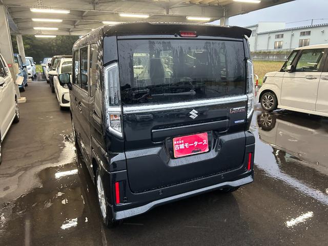 スペーシアカスタム ハイブリッドGS 届出済未使用車 衝突被害軽減ブレーキ オートエアコン シートヒーター アルミホイール プッシュスタート 片側電動スライドドア クルーズコントロール オートライト 電動格納ミラー(12枚目)