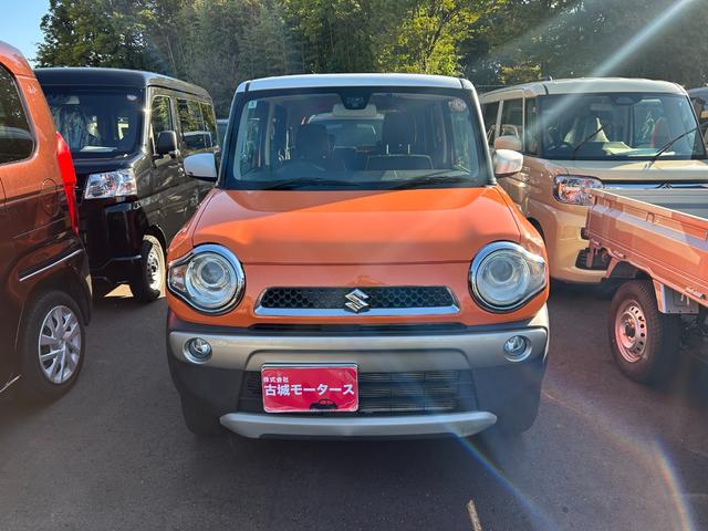 ハスラー Ｘ　ナビ　ＴＶ　盗難防止システム　アルミホイール　シートヒーター　衝突被害軽減ブレーキ　アイドリングストップ　横滑り防止装置　オートエアコン　オートライト　プッシュスタート　スマートキー　電動格納ミラー（2枚目）