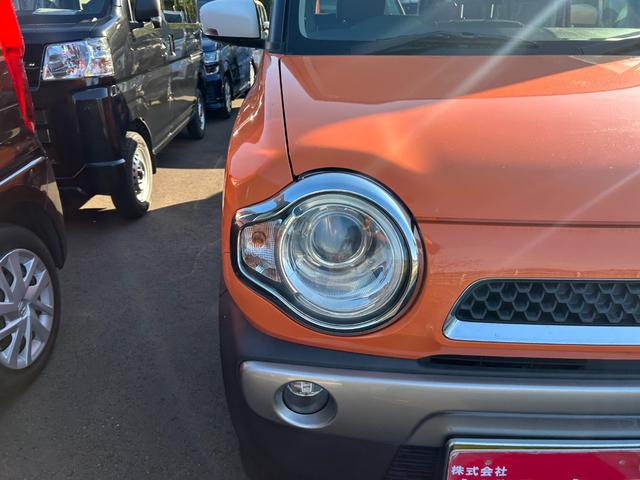 ハスラー Ｘ　ナビ　ＴＶ　盗難防止システム　アルミホイール　シートヒーター　衝突被害軽減ブレーキ　アイドリングストップ　横滑り防止装置　オートエアコン　オートライト　プッシュスタート　スマートキー　電動格納ミラー（4枚目）