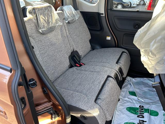 スペーシア ハイブリッドX 届出済未使用車 両側電動スライドドア LEDヘッドランプ シートヒーター 衝突被害軽減ブレーキ アイドリングストップ 横滑り防止装置 プッシュスタート スマートキー オートエアコン オートライト(49枚目)