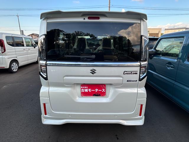 スペーシアカスタム ハイブリッドXS 届出済未使用車 全方位ナビ 両側電動スライドドア アイドリングストップ クルーズコントロール 衝突被害軽減ブレーキ 横滑り防止装置 シートヒーター スマートキー オートエアコン オートライト(10枚目)