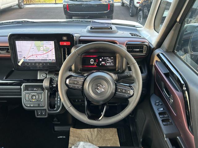 スペーシアカスタム ハイブリッドXS 届出済未使用車 全方位ナビ 両側電動スライドドア アイドリングストップ クルーズコントロール 衝突被害軽減ブレーキ 横滑り防止装置 シートヒーター スマートキー オートエアコン オートライト(57枚目)