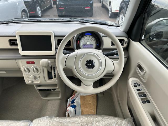 アルトラパン Ｇ　届出済未使用車　シートヒーター　アイドリングストップ　衝突被害軽減ブレーキ　レーンアシスト　横滑り防止装置　クリアランスソナー　プッシュスタート　スマートキー　エアコン　オートライト　電動格納ミラー（47枚目）