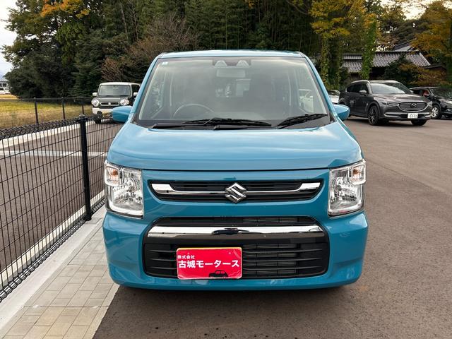 ワゴンR FX 衝突被害軽減ブレーキ クリアランスソナー レーンアシスト 横滑り防止装置 シートヒーター オートエアコン オートライト プッシュスタート スマートキー 電動格納ミラー パワーウィンドウ(2枚目)