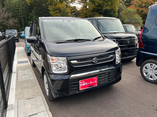 ワゴンR FX 衝突被害軽減ブレーキ クリアランスソナー 横滑り防止装置 レーンアシスト シートヒーター オートエアコン オートライト プッシュスタート スマートキー 電動格納ミラー パワーウィンドウ(3枚目)