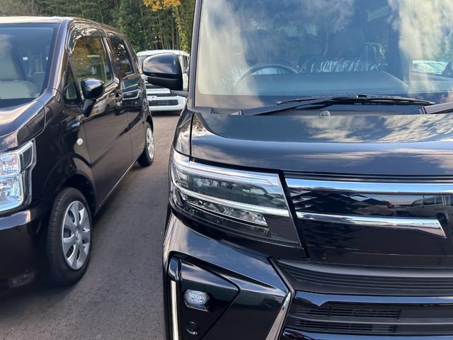 タント カスタムＸ　届出済未使用車　アルミホイール　シートヒーター　両側電動スライドドア　衝突被害軽減ブレーキ　アイドリングストップ　横滑り防止装置　クリアランスソナー　盗難防止システム　オートエアコン　プッシュスタート（4枚目）