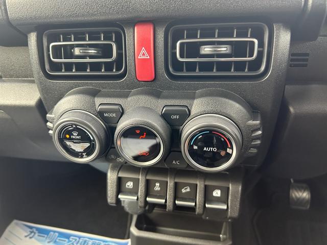 ジムニー ＸＣ　ＭＴ　届出済未使用　シートヒーター　アルミホイール　衝突被害軽減ブレーキ　アイドリングストップ　クルーズコントロール　クリアランスソナー　レーンアシスト　オートエアコン　オートライト　プッシュスタート（27枚目）