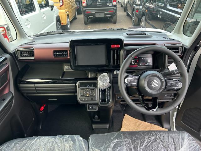 スペーシアカスタム ハイブリッドＸＳ　届出済未使用　両側電動スライドドア　アルミホイール　シートヒーター　ハンドルヒーター　アイドリングストップ　横滑り防止装置　クルーズコントロール　オートエアコン　オートライト　プッシュスタート（50枚目）