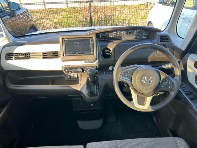 N-BOX L ナビ バックカメラ ETC 衝突被害軽減ブレーキ クルーズコントロール クリアランスソナー 横滑り防止装置 シートヒーター 片側電動スライドドア オートエアコン オートライト プッシュスタート(34枚目)