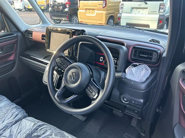 スペーシアカスタム ハイブリッドGS 届出済未使用車 衝突被害軽減ブレーキ アイドリングストップ 横滑り防止装置 クルーズコントロール シートヒーター 片側電動スライドドア オートエアコン オートライト プッシュスタート スマートキー(31枚目)