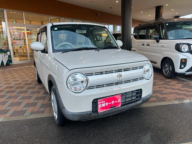 アルトラパン Ｌ　全方位ナビ　ＥＴＣ　シートヒーター　衝突被害軽減ブレーキ　アイドリングストップ　レーンアシスト　横滑り防止装置　クリアランスソナー　オートエアコン　オートライト　プッシュスタート　スマートキー（3枚目）