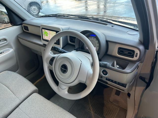 アルトラパン Ｌ　全方位ナビ　ＥＴＣ　シートヒーター　衝突被害軽減ブレーキ　アイドリングストップ　レーンアシスト　横滑り防止装置　クリアランスソナー　オートエアコン　オートライト　プッシュスタート　スマートキー（50枚目）