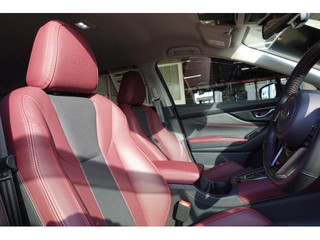 レヴォーグ STIスポーツ EX グー鑑定内外装5点 Cタイプ アイサイトX ドライブモードセレクト【5モ-ド】 ZF製ダンパ- F両席Pシート 11.6型ディスプレイ ナビ TV ハンズフリ-オ-プンパワ-リヤゲ-ト ボルドーレザー(12枚目)