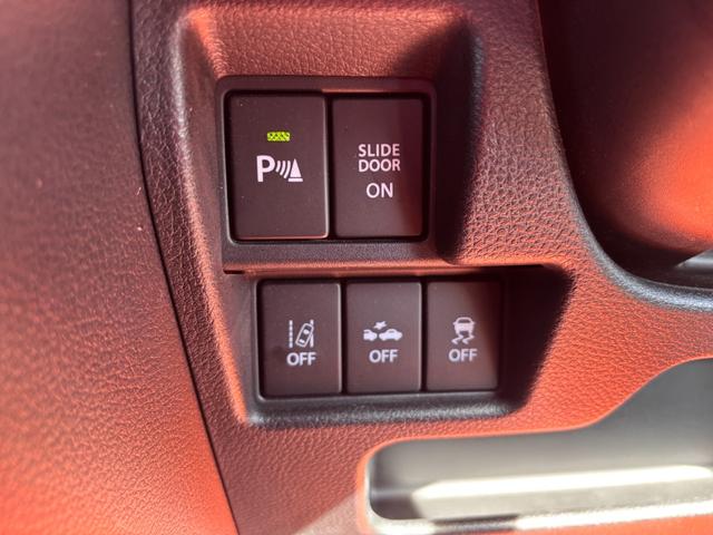 スペーシア ハイブリッドX 両側スライドドア クリアランスソナー 衝突被害軽減システム スマートキー アイドリングストップ CVT 盗難防止システム ABS ESC 衝突安全ボディ エアコン パワーステアリング パワーウィンドウ(10枚目)