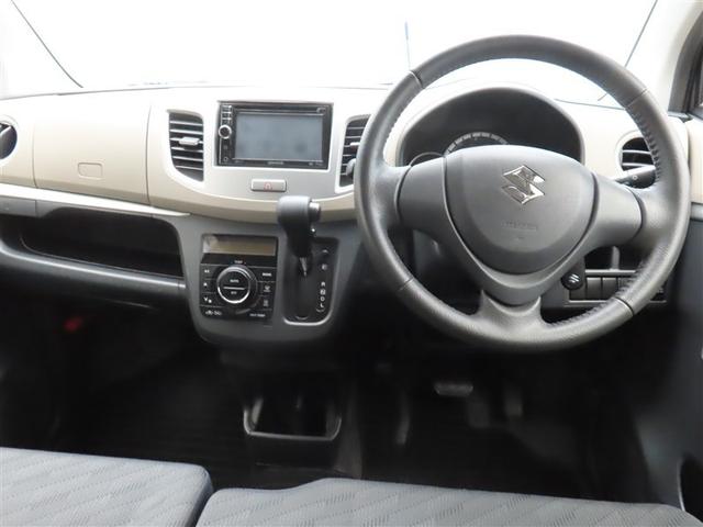 ワゴンR FXリミテッド ワンセグ メモリーナビ DVD再生 記録簿 アイドリングストップ(8枚目)