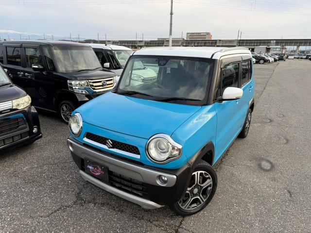 ハスラー X 4WD タイミングチェーン スマートキー プッシュスタート ベンチシート アイドリングストップ ナビ TV ETC HIDヘッドライト 純正アルミホイール 電動格納ミラー 車検2年付き(4枚目)