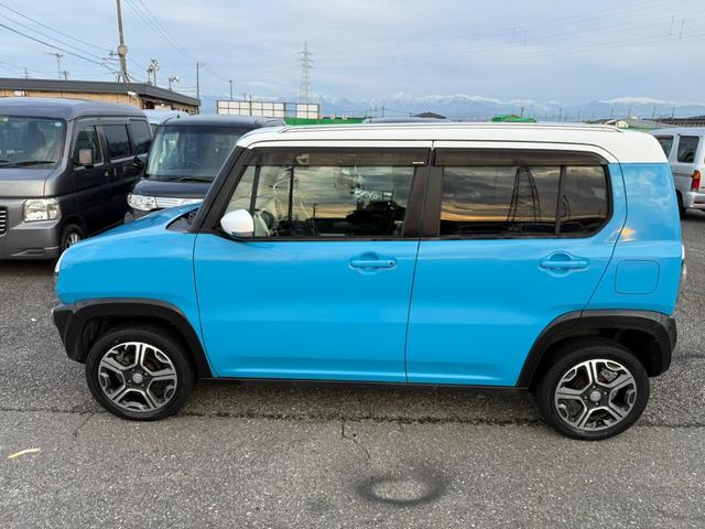 ハスラー X 4WD タイミングチェーン スマートキー プッシュスタート ベンチシート アイドリングストップ ナビ TV ETC HIDヘッドライト 純正アルミホイール 電動格納ミラー 車検2年付き(5枚目)