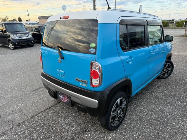 ハスラー X 4WD タイミングチェーン スマートキー プッシュスタート ベンチシート アイドリングストップ ナビ TV ETC HIDヘッドライト 純正アルミホイール 電動格納ミラー 車検2年付き(7枚目)