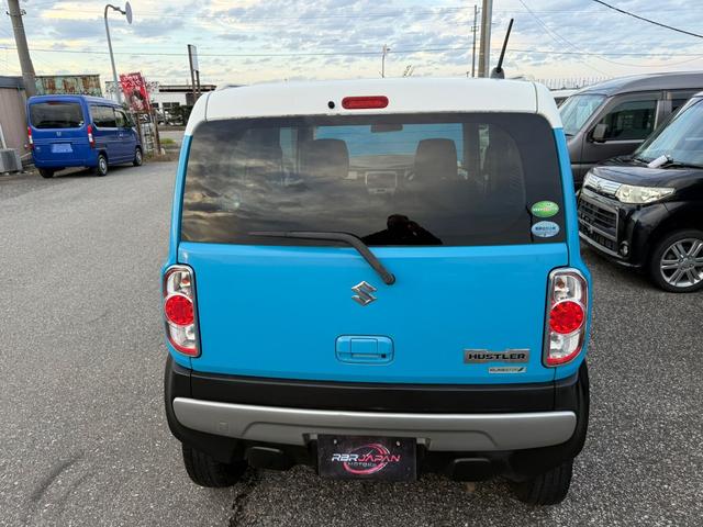 ハスラー X 4WD タイミングチェーン スマートキー プッシュスタート ベンチシート アイドリングストップ ナビ TV ETC HIDヘッドライト 純正アルミホイール 電動格納ミラー 車検2年付き(8枚目)