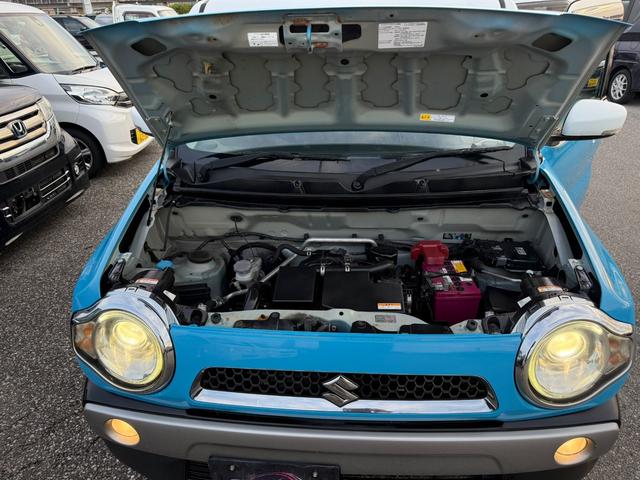 ハスラー X 4WD タイミングチェーン スマートキー プッシュスタート ベンチシート アイドリングストップ ナビ TV ETC HIDヘッドライト 純正アルミホイール 電動格納ミラー 車検2年付き(13枚目)