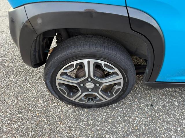 ハスラー X 4WD タイミングチェーン スマートキー プッシュスタート ベンチシート アイドリングストップ ナビ TV ETC HIDヘッドライト 純正アルミホイール 電動格納ミラー 車検2年付き(44枚目)