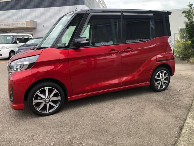 デイズルークス ハイウェイスター Gターボ 純正SDナビ地デジ フルセグTV DVDビデオ Bluetooth USB アラウンドビューモニター ドラレコ 両側パワースライドドア エマージェンシーブレーキ スマートキー LEDヘッドライト(9枚目)