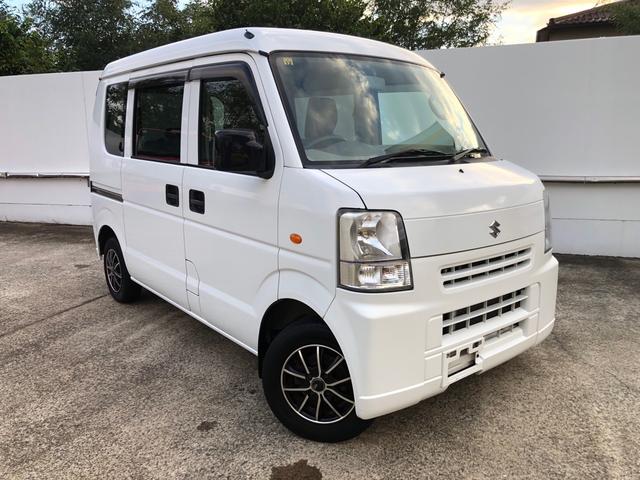 エブリイ ジョイン　４ＷＤ　ハイルーフ　エアコン　パワステ　集中ドアロック　キーレス　電動ドアミラー　リアヒーター　プライバシーガラス　リアワイパー　ＣＤオーディオ　ヘッドライトレベライザー　社外アルミ（2枚目）