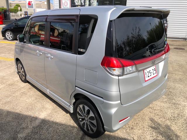 ソリオ Ｓ－ＤＪＥ　レーダーブレーキサポートＩＩ　ＳＤナビ地デジ　フルセグＴＶ　ＤＶＤビデオ　Ｂｌｕｅｔｏｏｔｈ　バックモニター　ＥＴＣ　両側パワースライドドア　スマートキー　プッシュスタート　純正エアロ　アルミ　ＨＩＤ（8枚目）