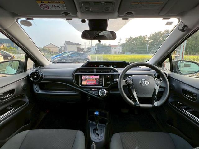 アクア Sスタイルブラック 社外SDナビ/バックカメラ/フルセグTV/社外アルミホイール/ETC/プリクラッシュセーフティ/車線逸脱防止装置/オートエアコン/スマートキープッシュスタート(24枚目)