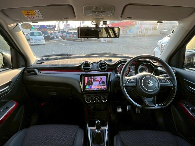 スイフトスポーツ ベースグレード ベースグレード(5名)社外ナビ/バックカメラ/フルセグTV/Bluetooth/クルーズコントロール/ETC/シートヒーター/オートエアコン/スマートキープッシュスタート/スペアキー(27枚目)