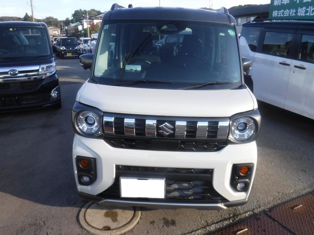 スペーシアギア ハイブリッドXZ 4WD ワンオーナー 禁煙車 純正9インチメモリーナビ フルセグTV 全方位カメラ ステアリングヒーター スズキセーフティサポート LEDヘッドライト シートヒーター 両側パワースライドドア HUD(8枚目)