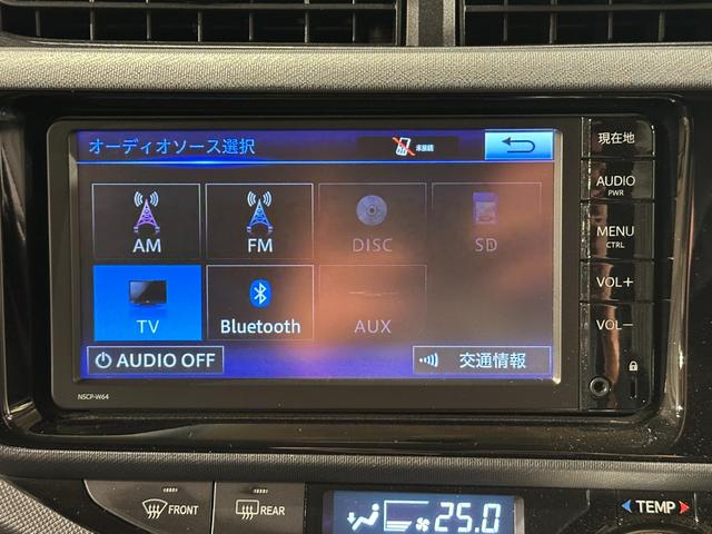 アクア Ｓ　純正ナビ／ＴＶ／ＣＤ／Ｂｌｕｅｔｏｏｔｈ　ＥＴＣ　純正フルエアロ　純正１５インチアルミ　キーレス（59枚目）