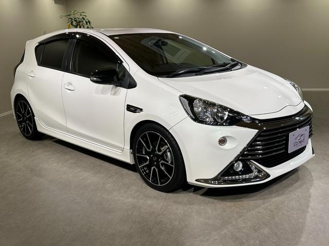 アクア Ｇ　Ｇ’ｓ　ナビ／ＴＶ／ＣＤ／ＤＶＤ／Ｂｌｕｅｔｏｏｔｈ　バックモニター　ドラレコ　Ｇ’ｚ専用１７インチアルミ／シート／エアロ　ＬＥＤライト／フォグライト（12枚目）