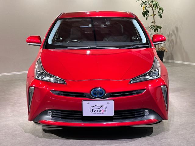 プリウス Sツーリングセレクション 純正9インチナビ/TV/CD/DVD/Bluetooth バックモニター ブラックレザーシート/ヒーター付 純正17インチアルミ ETC ドラレコ LEDライト/フォグライト レーダークルーズ(10枚目)