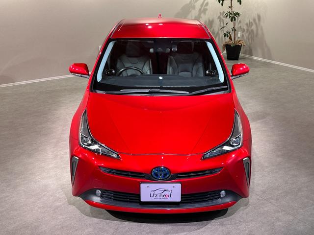 プリウス Sツーリングセレクション 純正9インチナビ/TV/CD/DVD/Bluetooth バックモニター ブラックレザーシート/ヒーター付 純正17インチアルミ ETC ドラレコ LEDライト/フォグライト レーダークルーズ(11枚目)