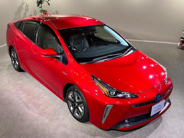 プリウス Sツーリングセレクション 純正9インチナビ/TV/CD/DVD/Bluetooth バックモニター ブラックレザーシート/ヒーター付 純正17インチアルミ ETC ドラレコ LEDライト/フォグライト レーダークルーズ(13枚目)