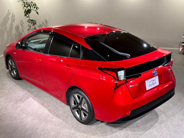 プリウス Sツーリングセレクション 純正9インチナビ/TV/CD/DVD/Bluetooth バックモニター ブラックレザーシート/ヒーター付 純正17インチアルミ ETC ドラレコ LEDライト/フォグライト レーダークルーズ(24枚目)