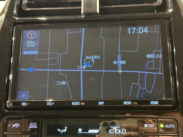 プリウス Sツーリングセレクション 純正9インチナビ/TV/CD/DVD/Bluetooth バックモニター ブラックレザーシート/ヒーター付 純正17インチアルミ ETC ドラレコ LEDライト/フォグライト レーダークルーズ(64枚目)