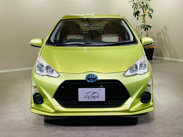 アクア S 純正エアロ ナビ/TV/CD/DVD/Bluetooth バックモニター ETC LEDライト スマートキー&プッシュエンスタ(10枚目)