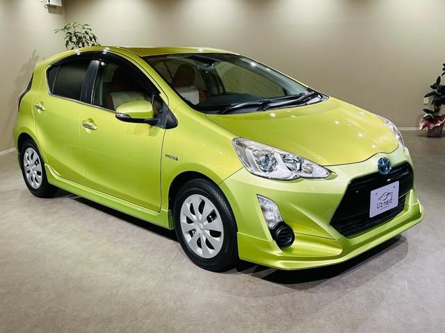 アクア S 純正エアロ ナビ/TV/CD/DVD/Bluetooth バックモニター ETC LEDライト スマートキー&プッシュエンスタ(12枚目)