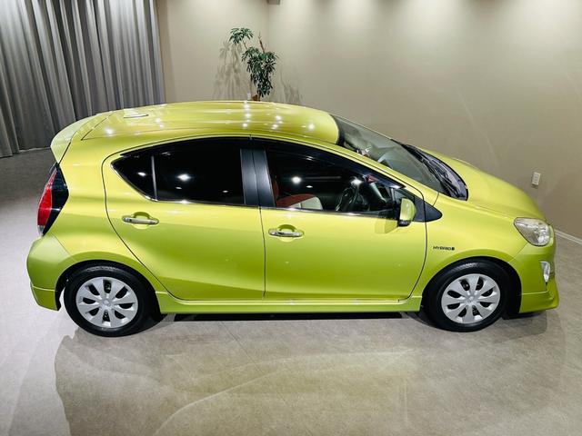 アクア S 純正エアロ ナビ/TV/CD/DVD/Bluetooth バックモニター ETC LEDライト スマートキー&プッシュエンスタ(17枚目)