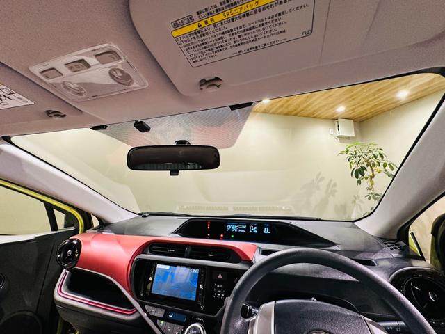 アクア S 純正エアロ ナビ/TV/CD/DVD/Bluetooth バックモニター ETC LEDライト スマートキー&プッシュエンスタ(68枚目)