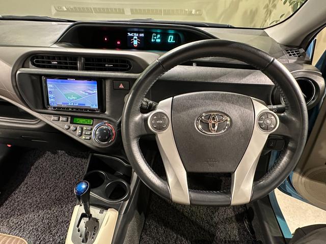 アクア Ｇ　ナビ／ＴＶ／ＣＤ／Ｂｌｕｅｔｏｏｔｈ　バックモニター　ＥＴＣ　ドラレコ　ＬＥＤライト／フォグライト　スマートキー／エンジンプッシュスタート　純正１６インチアルミ（53枚目）