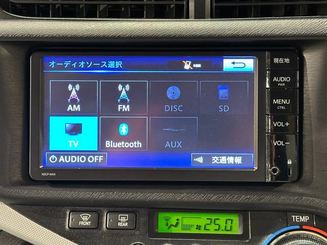 アクア S 純正ナビ/TV/CD/Bluetooth バックモニター ETC ドラレコ キーレス(60枚目)