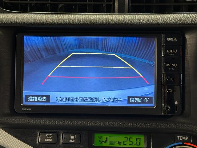 アクア S 純正ナビ/TV/CD/Bluetooth バックモニター ETC ドラレコ キーレス(63枚目)