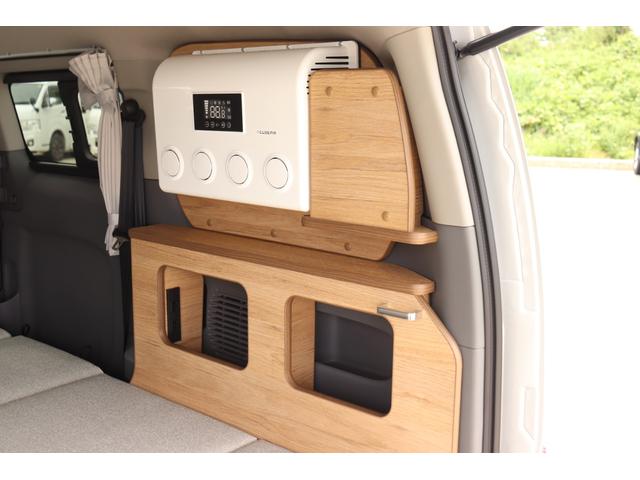 ＮＶ２００バネットバン ＦＯＣＳ　ルソ　ＤＣ１２Ｖクーラーレザーシート加工　リチウム２００Ａｈ　走行充電　外部電源・充電器　フリップダウンモニター（16枚目）