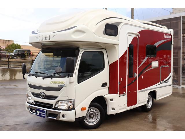 カムロード 　クレア５．３Ｗ　エボリューション　４ＷＤ　家庭用エアコン　トリプルサブバッテリー　ＦＦヒーター　１５００Ｗインバーター　ＤＣ冷蔵庫　１６インチＴＶ　地デジアンテナ　電子レンジ（35枚目）